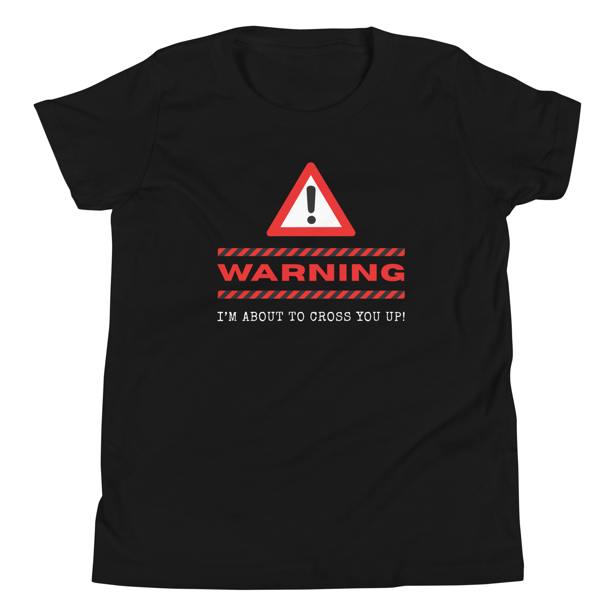 WARNING: Cross You Up Basketball Tee (Youth)