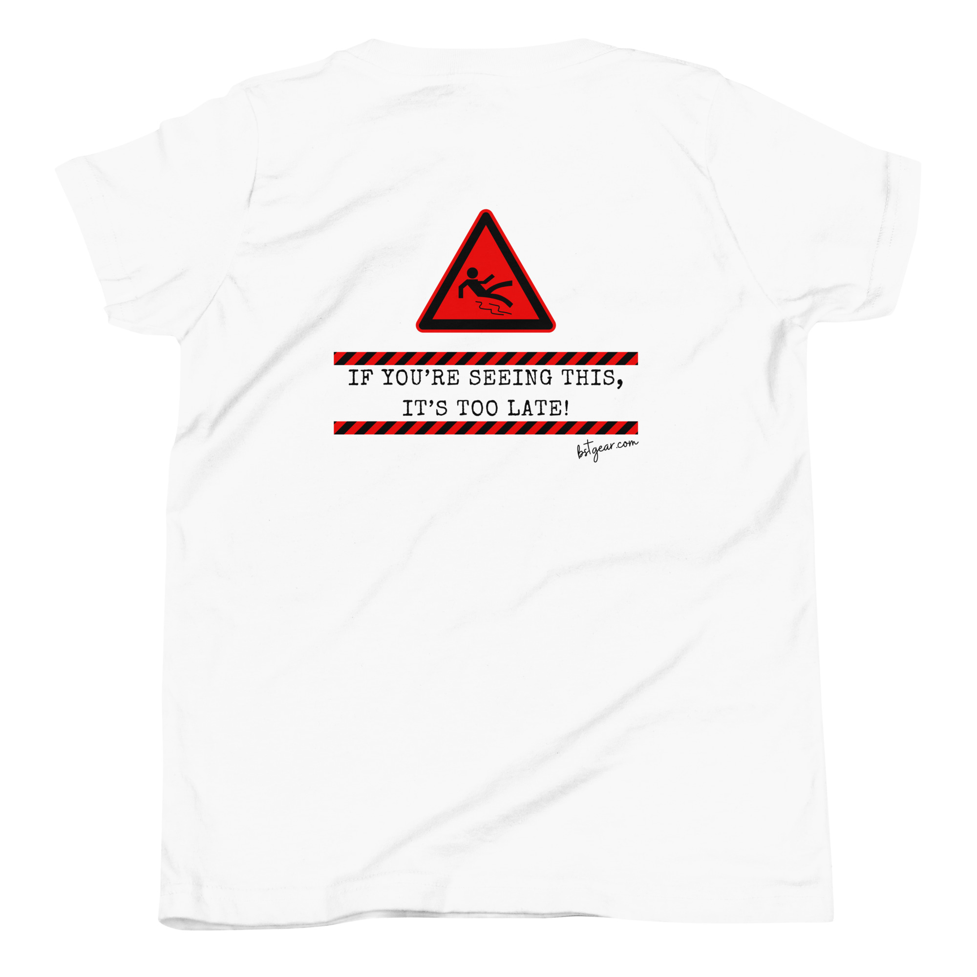 WARNING: Cross You Up Basketball Tee (Youth) - Image 4