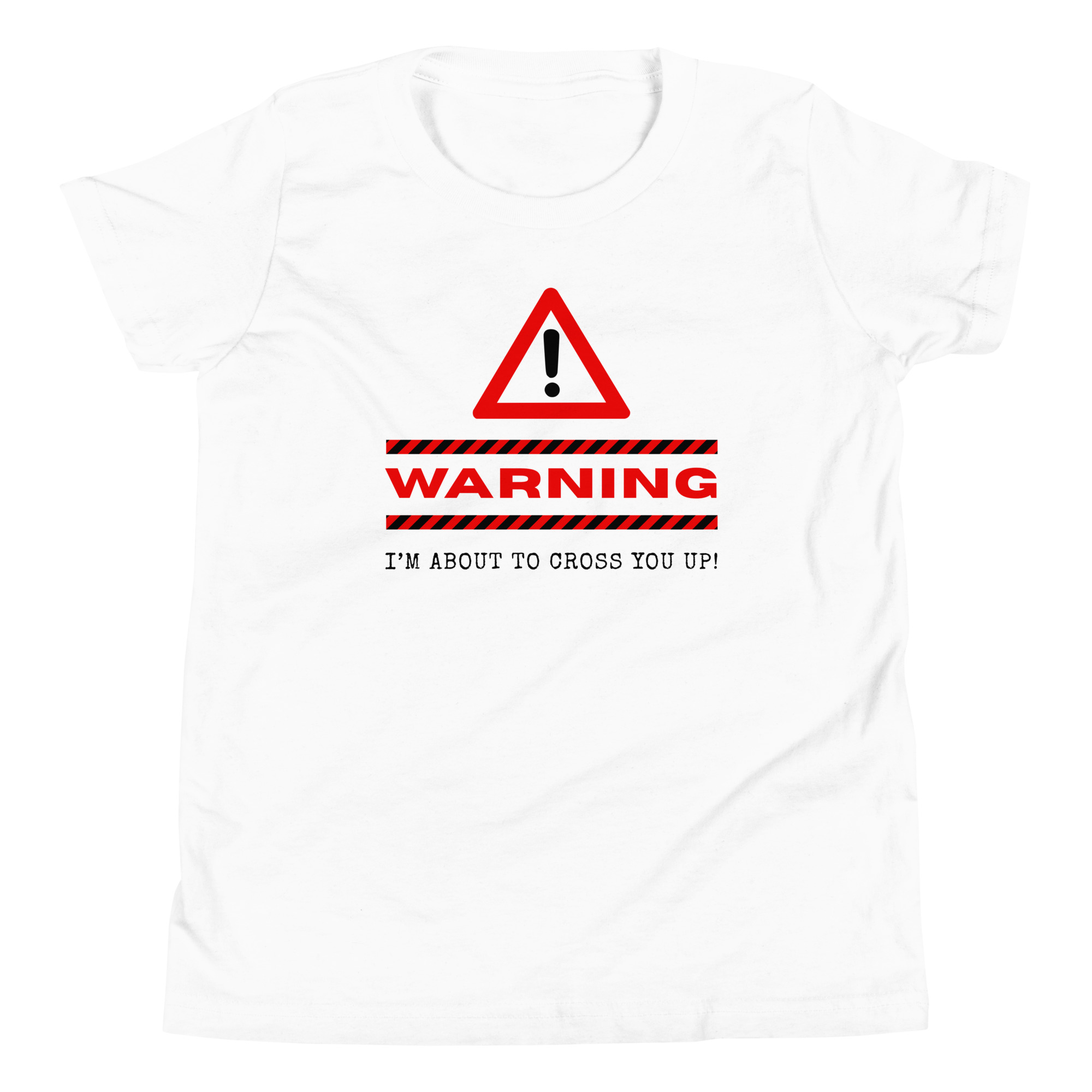 WARNING: Cross You Up Basketball Tee (Youth) - Image 3